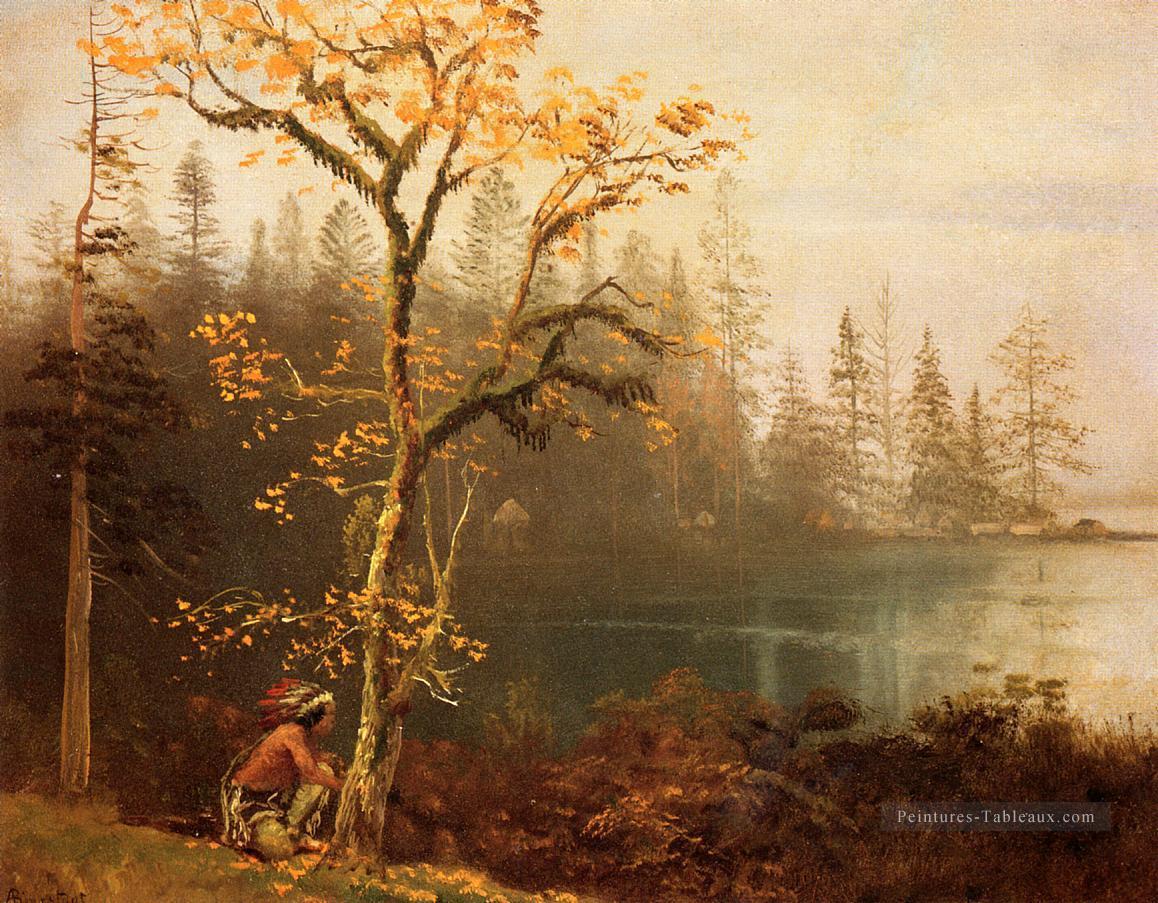 Scout Indien Albert Bierstadt Peintures à l'huile